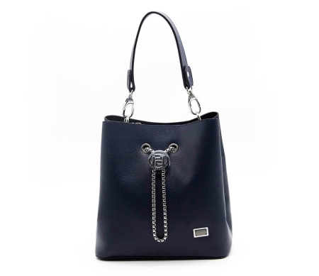 Дамска елегантна чанта синя 967 M105 Eylul Silver&amp;Polo