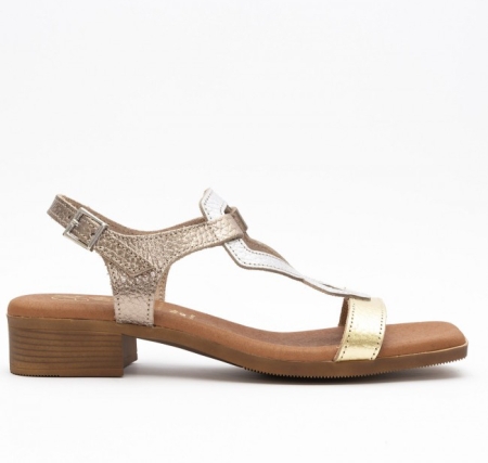 Дамски ежедневни сандали в злато 5345 Oh My Sandals
