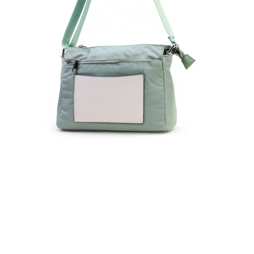 Дамска чанта през рамо зелена 28611