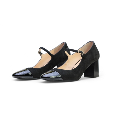Дамски елегантни обувки черни 9148-08 Angelina Ricci