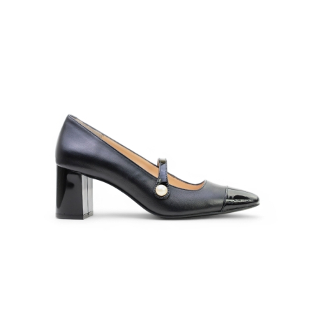 Дамски елегантни обувки черни Angelina Ricci