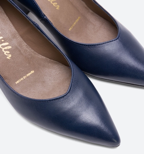 Дамски елегантни обувки сини 5136F H-1027 Patricia Miller